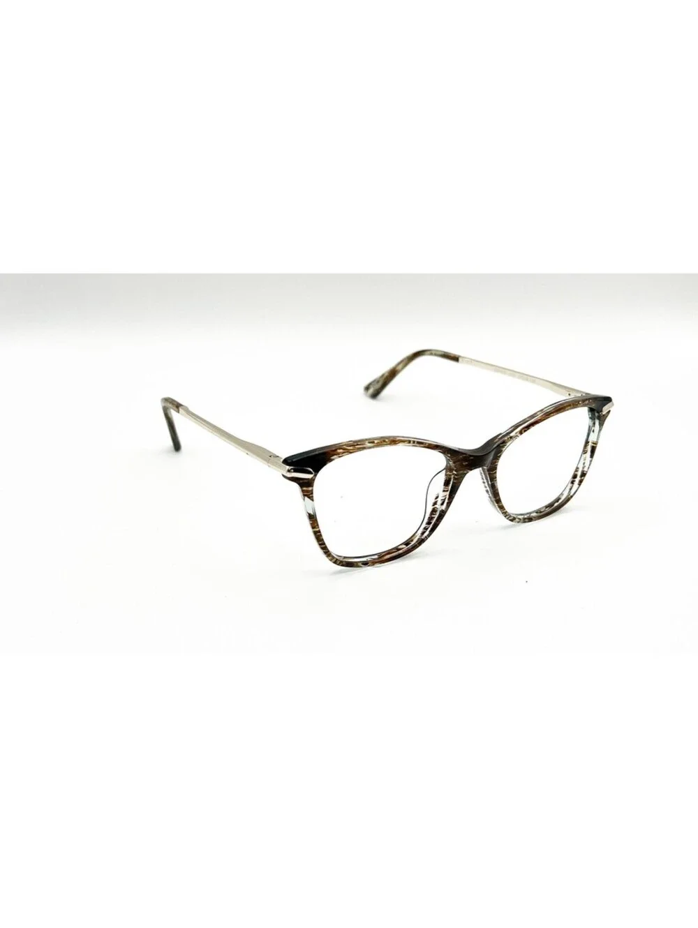 Ann Taylor At825 C01 Brown Striation Authentic Eyeglasses 51-16-135
